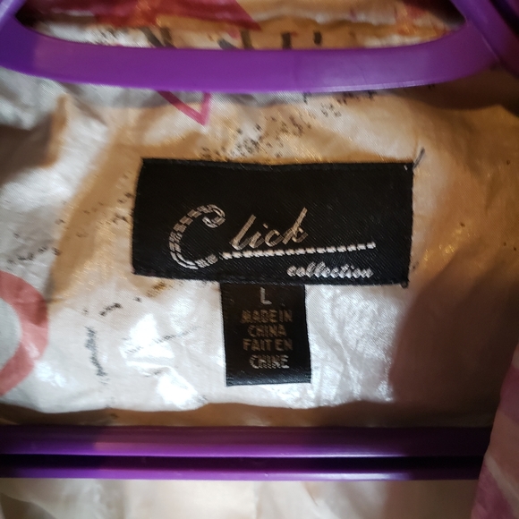 Click collection vintage rain coat abstract graffiti print - Picture 2 of 6